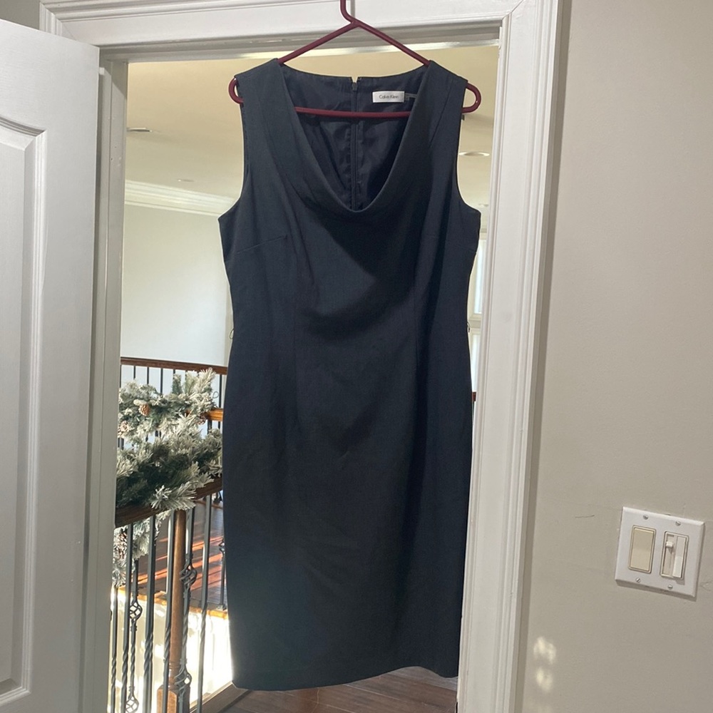 Calvin Klein scoop neck dress